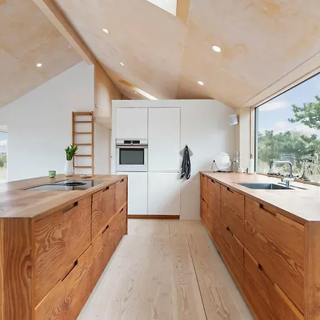 Designer House With Outdoor Bath On Odden Yderby