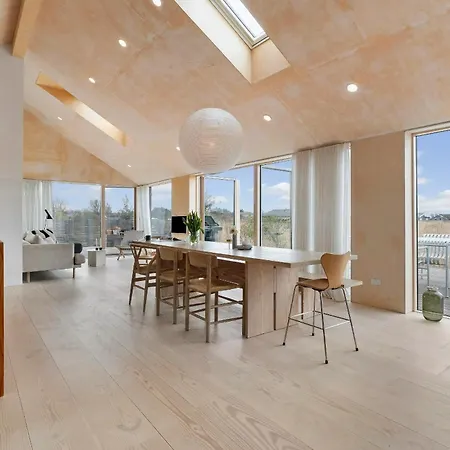 Designer House With Outdoor Bath On Odden *