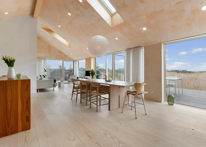 Designer House With Outdoor Bath On Odden *